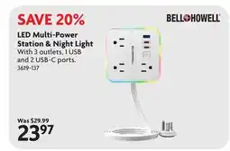 Home Hardware LED Multi-Power Station & Night Light offer