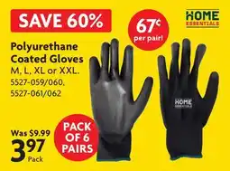 Home Hardware Polyurethane Coated Gloves offer