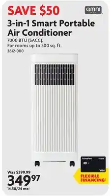 Home Hardware 3-in-1 Smart Portable Air Conditioner offer