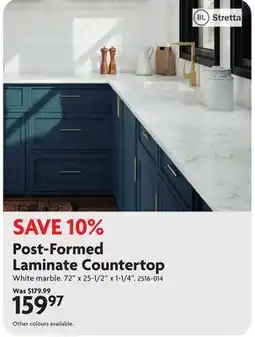Home Hardware Post-Formed Laminate Countertop offer