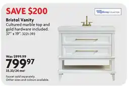 Home Hardware Bristol Vanity offer