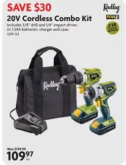 Home Hardware 20V Cordless Combo Kit offer