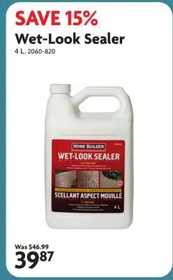 Home Hardware Wet-Look Sealer offer