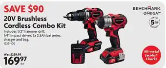 Home Hardware 20V Brushless Cordless Combo Kit offer