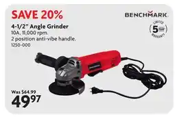 Home Hardware 4-1/2 Angle Grinder offer