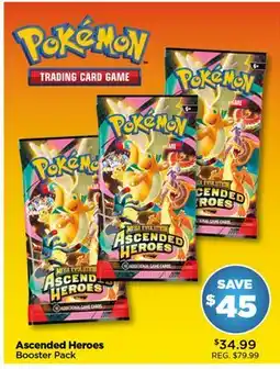 Showcase Ascended Heroes Booster Pack offer