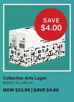 LCBO Collective Arts Lager offer