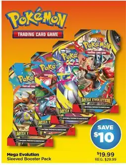 Showcase Mega Evolution Sleeved Booster Pack offer