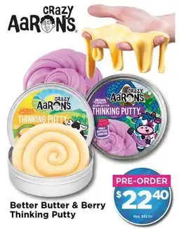 Showcase Better Butter & Berry Thinking Putty offer
