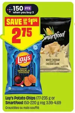 FreshCo Lay's Potato Chips 177-235 g or SmartFood 150-220 g offer