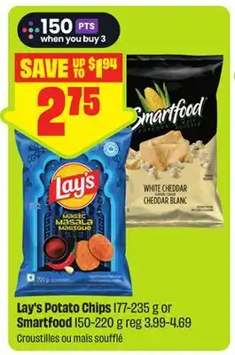 FreshCo Lay's Potato Chips 177-235 g or SmartFood 150-220 g offer