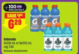 FreshCo Gatorade 6x591 mL or 8x355 mL offer