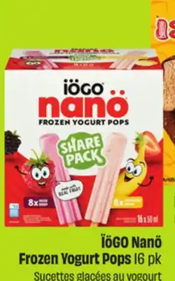 FreshCo IöGO Nanö Frozen Yogurt Pops offer