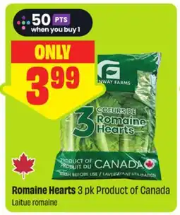 FreshCo Romaine Hearts 3 pk Product of Canada offer