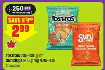 FreshCo Tostitos 205-300 g or SunChips 205 g offer
