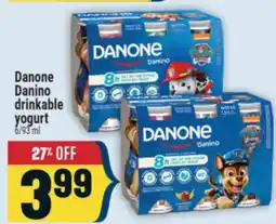 Marché Adonis Danone Danino drinkable yogurt offer
