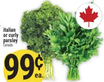 Marché Adonis italian or curly parsley offer