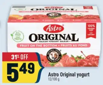 Marché Adonis Astro Original yogurt offer