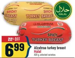 Marché Adonis Alzahraa turkey breast Halal offer