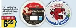 Marché Adonis The Laughing Cow cheese or Irresistible Camembert offer