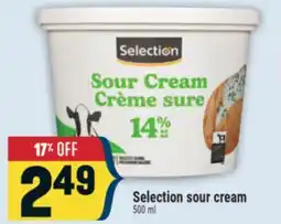 Marché Adonis Selection sour cream offer