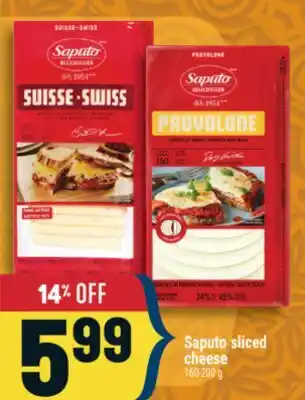 Marché Adonis Saputo sliced cheese offer