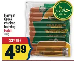 Marché Adonis Harvest Creek chicken hot-dog Halal offer