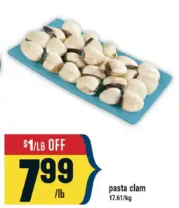 Marché Adonis pasta clam offer