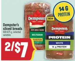 Marché Adonis DEMPSTER'S SLICED BREADS offer