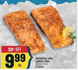 Marché Adonis marinated coho salmon fillet offer