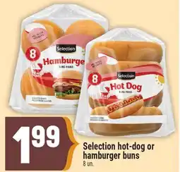Marché Adonis Selection hot-dog or hamburger buns offer