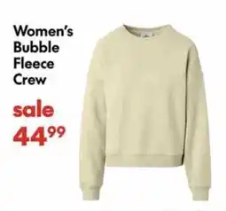 Atmosphere Women's Bubble Fleece Crew offer