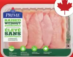 Food Basics PRIME RAISED WITHOUT ANTIBIOTICS FRESH BONELESS SKINLESS CHICKEN BREAST offer