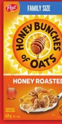 Food Basics POST SHREDDIES CEREAL OR HONEY BUNCHES OF OATS offer