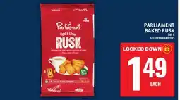 Food Basics PARLIAMENT BAKED RUSK offer