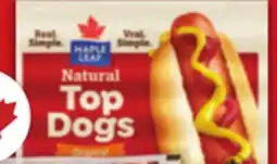 Food Basics SCHNEIDERS RED HOT'S or MAPLE LEAF TOP DOGS WIENERS offer