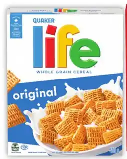 Food Basics QUAKER LIFE CEREAL, 450 G CAP'N CRUNCH, 350 G offer