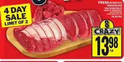Food Basics FRESH BONELESS TENDERLOIN offer
