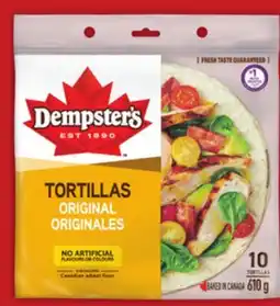 Food Basics DEMPSTER'S 10 TORTILLA offer