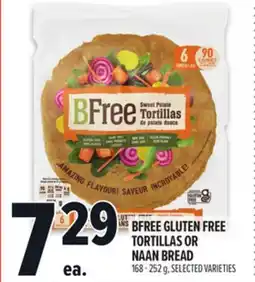Metro BFREE GLUTEN FREE TORTILLAS OR NAAN BREAD offer