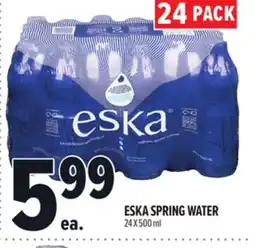 Metro ESKA SPRING WATER offer