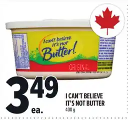 Metro I CAN'T BELIEVE IT'S NOT BUTTER offer