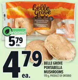 Metro BELLE GROVE PORTABELLA MUSHROOMS offer
