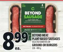 Metro BEYOND MEAT PLANT-BASED SAUSAGES offer
