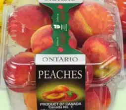 Metro ONTARIO BASKETS PEACHES OR YELLOW PLUMS, NECTARINES offer