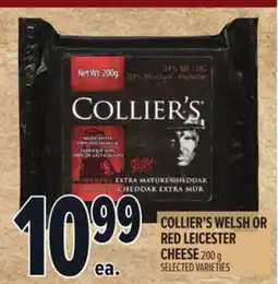 Metro COLLIER'S WELSH OR RED LEICESTER CHEESE offer