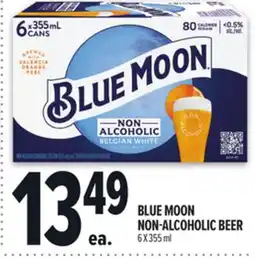 Metro BLUE MOON NON-ALCOHOLIC BEER offer