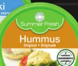 Metro SUMMER FRESH OR IRRESISTIBLE HUMMUS OR DIPS offer
