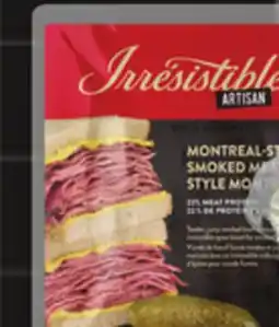 Metro IRRESISTIBLE OR OLYMEL SLICED DELI, WEGUAC GUACAMOLE OR FONTAINE SANTE PROTEIN HUMMUS offer