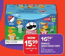 Metro PRINGLES SNACK-STACKS CHIPS offer